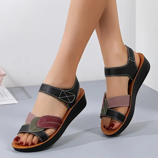 SANDALIA FLATFORM ULTRA SUAVE (en cuero)
