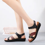SANDALIA FLATFORM ULTRA SUAVE (en cuero)