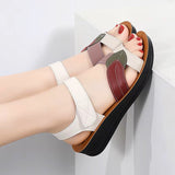 SANDALIA FLATFORM ULTRA SUAVE (en cuero)